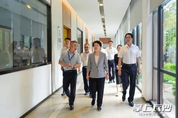 湖南省委常委、長(zhǎng)沙市委書記吳桂英調(diào)研中偉