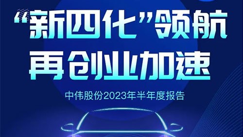 中偉股份2023半年報(bào)丨“新四化”領(lǐng) 航 再創(chuàng)業(yè)加速！